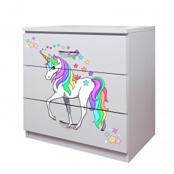 Comoda 3 sertare Unicorn