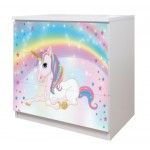 Comoda 3 sertare Unicorn