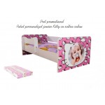 Pat junior personalizat Kitty cu saltea cadou